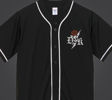 デンカレベースボールシャツ BK